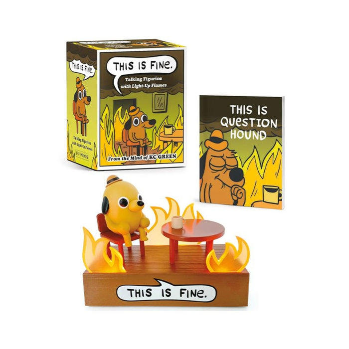 This Is Fine Talking Figurine: With Light and Sound!