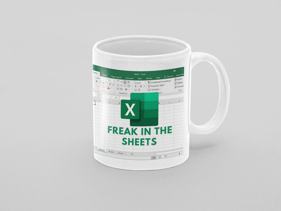 Freak in the Sheets Excel Mug