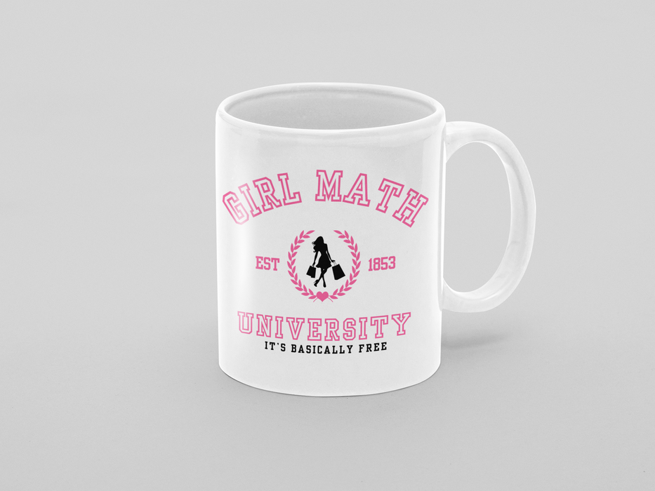 Girl Math University Mug