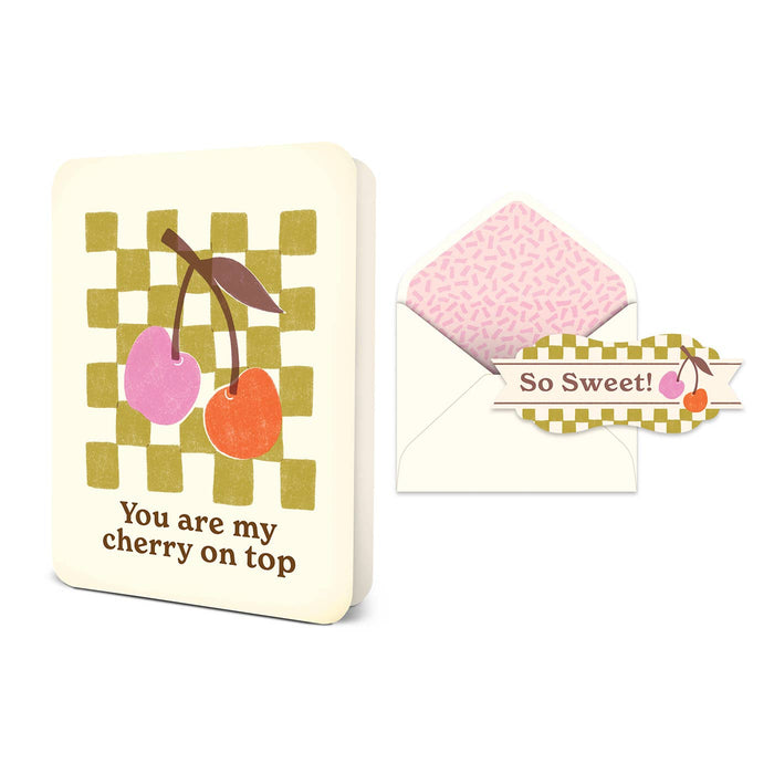 My Cherry On Top Deluxe Greeting Card