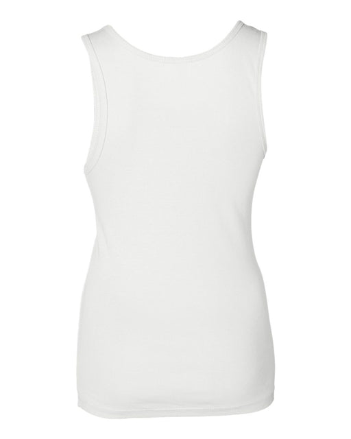 Friendly Hills Swim - Women's Baby Rib Tank Top in White - LOCAL FIXTURE