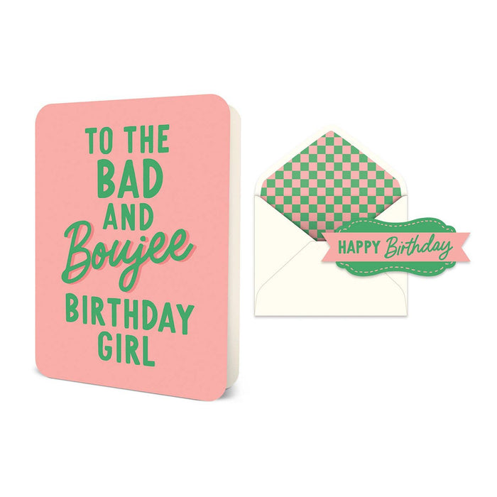 Bad & Boujee Birthday Deluxe Greeting Card