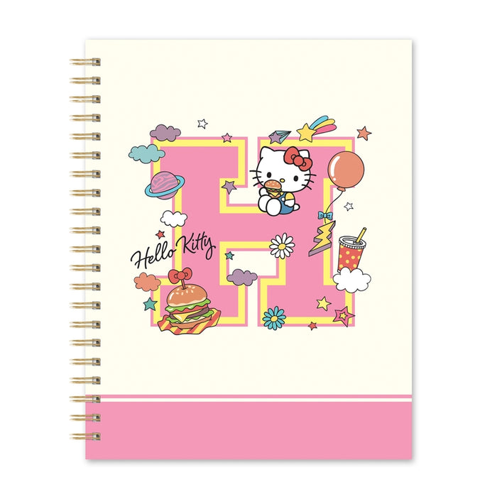 Hello Kitty College Letters Extra Large Spiral Notebook