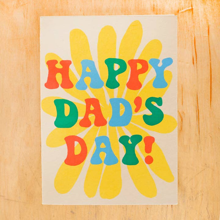 Dad's Day Flower Greeting Card - LOCAL FIXTURE