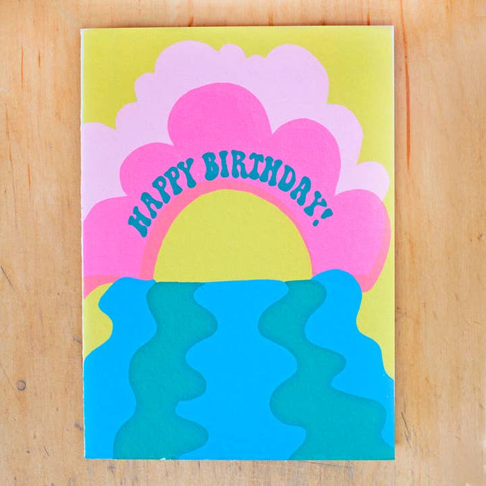 Birthday Sunset Greeting Card - LOCAL FIXTURE