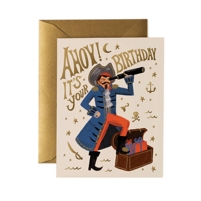 Pirate Birthday Card