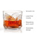 Deco Beau Crystal Lowball Tumblers | Set of 4 - LOCAL FIXTURE