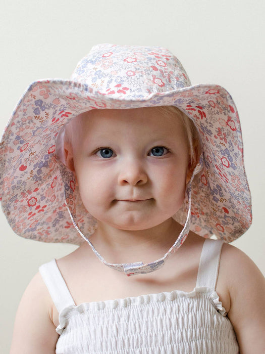 Flora Flowered Sunhat Upf 25+ Baby & Toddler