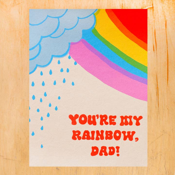 Rainbow, Dad Greeting Card - LOCAL FIXTURE