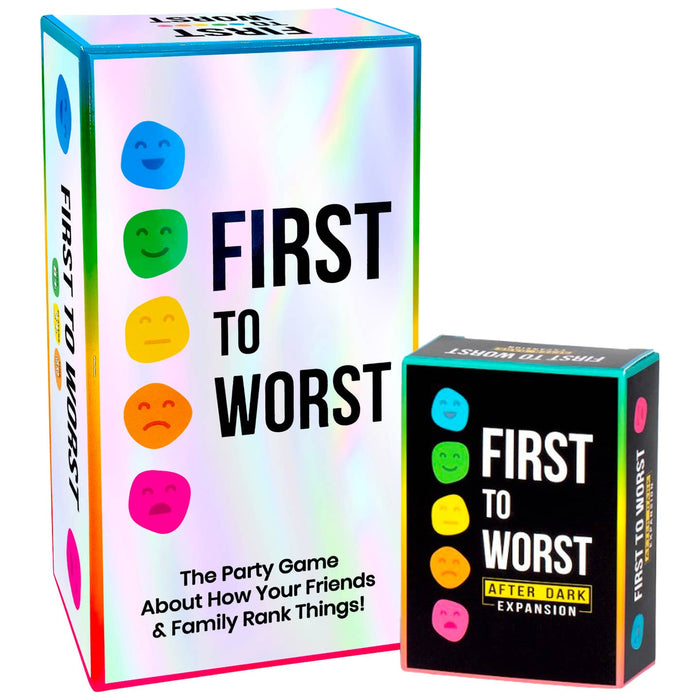 First To Worst: the Ranking Game + After Dark Expansion