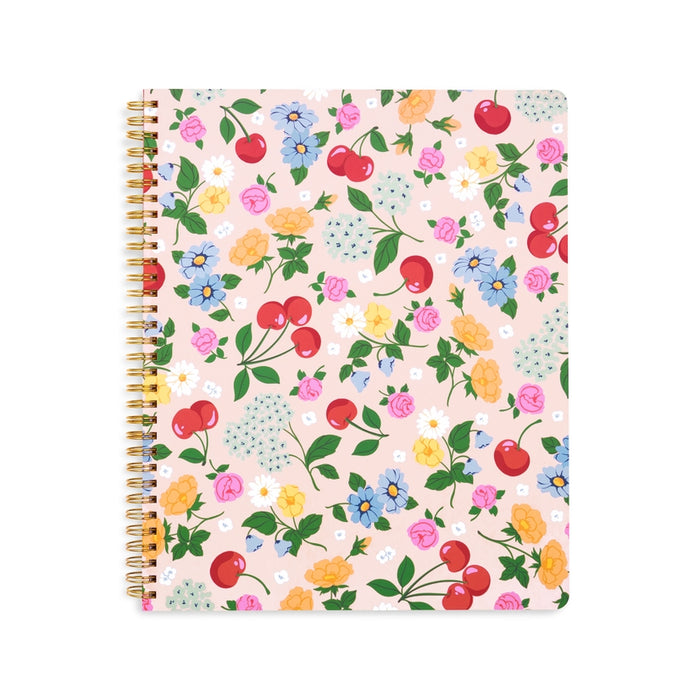 Rough Draft Large Notebook | Flowers and Fruit