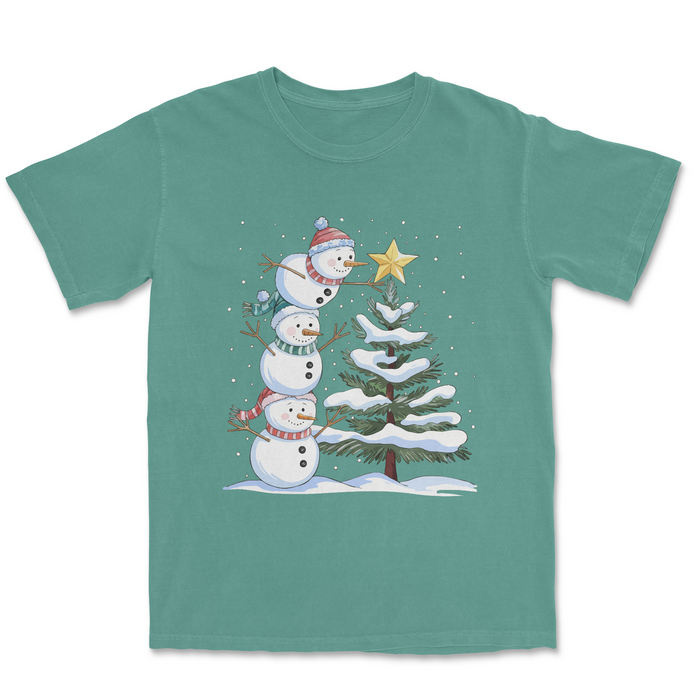 Snowman Star Christmas Shirt