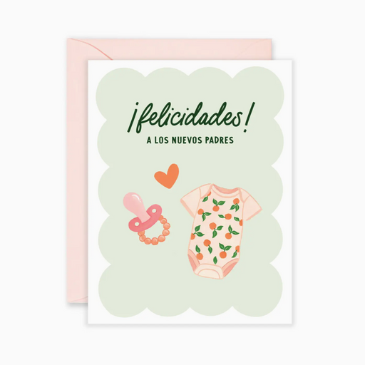 Nuevos Padres - New Baby Spanish Greeting Card - LOCAL FIXTURE