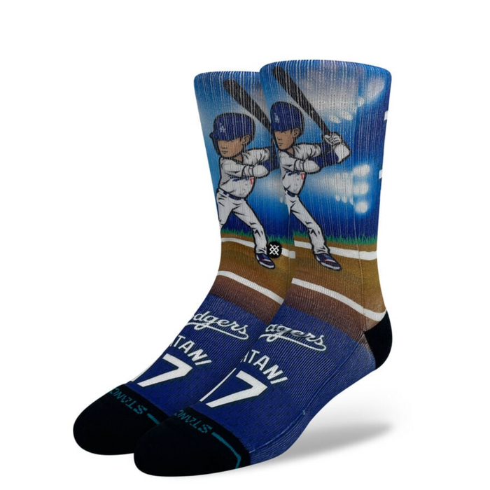 MLB X STANCE 2024 Players Poly Crew Socks Sho Time - Blue - LOCAL FIXTURE