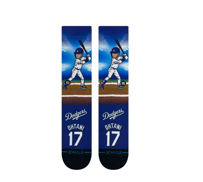 MLB X STANCE 2024 Players Poly Crew Socks Sho Time - Blue - LOCAL FIXTURE