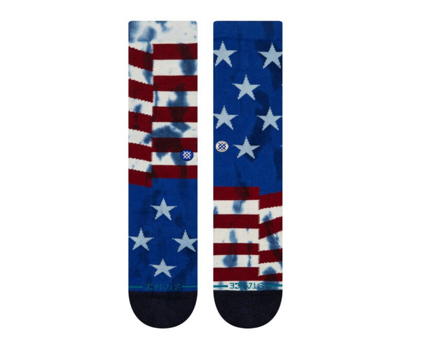 Cotton Crew Socks | The Banner | Navy - LOCAL FIXTURE