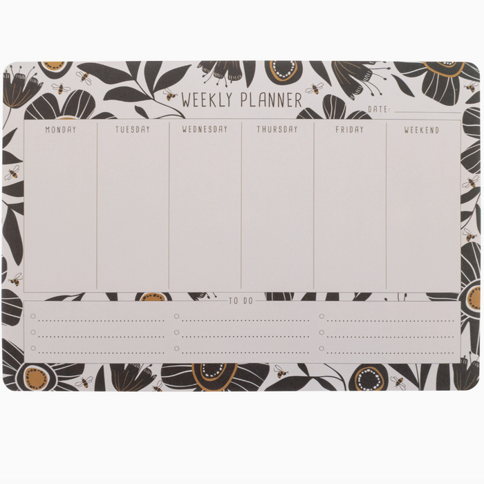 Weekly Desk Pad | Sunset Floral