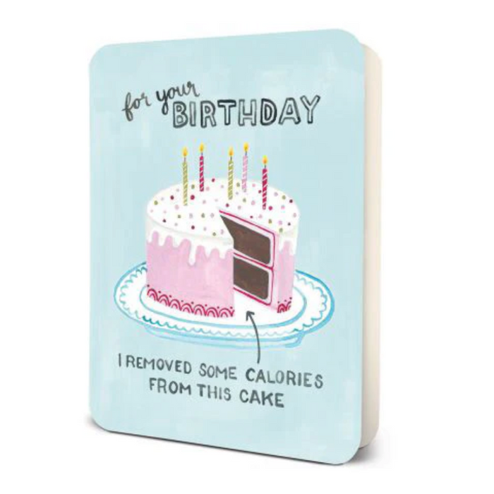 Low-Calorie Cake Deluxe Greeting Card