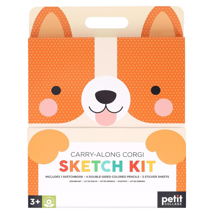 Carry Along Corgi Sketch Kit