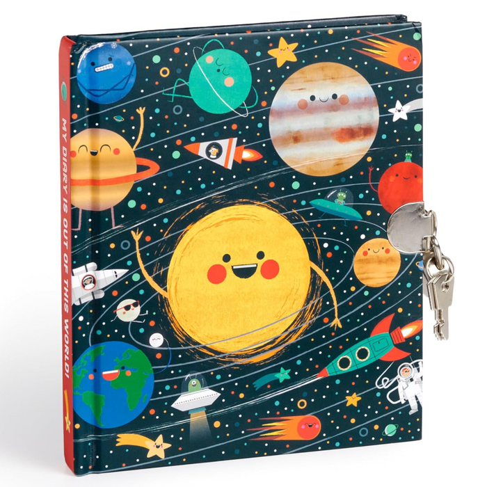 Solar System Locked Diary