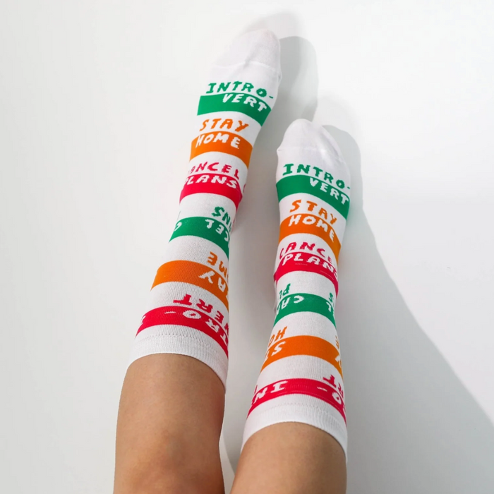 Introvert Crew Socks