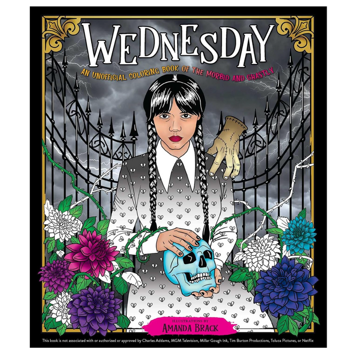 Wednesday: An Unofficial Coloring Book of the Morbid and Ghastly