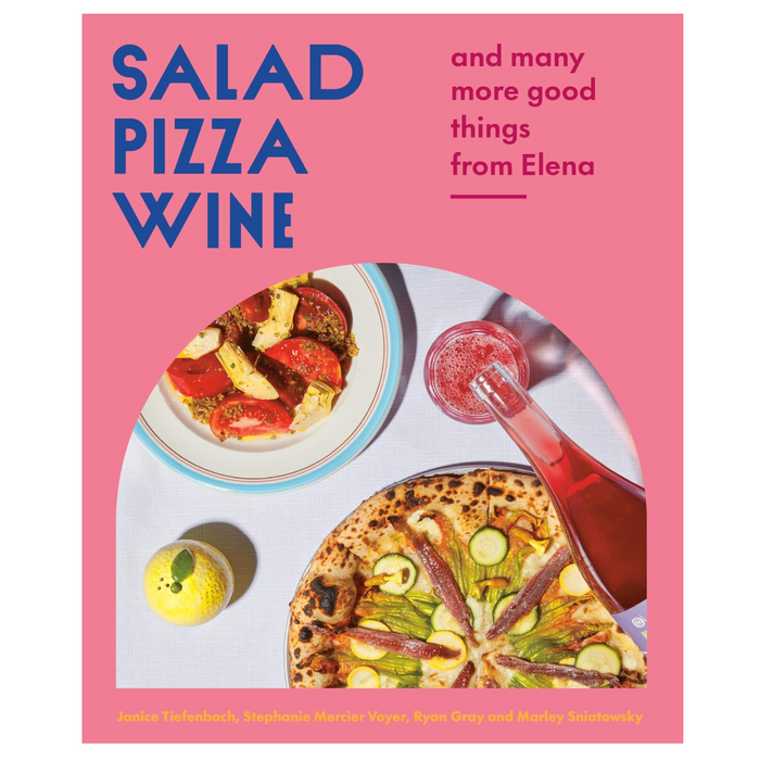 Salad Pizza Wine