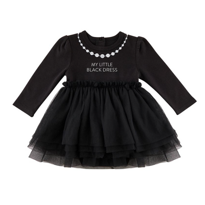 Little Black Dress - Long Sleeve | 6-12 mo