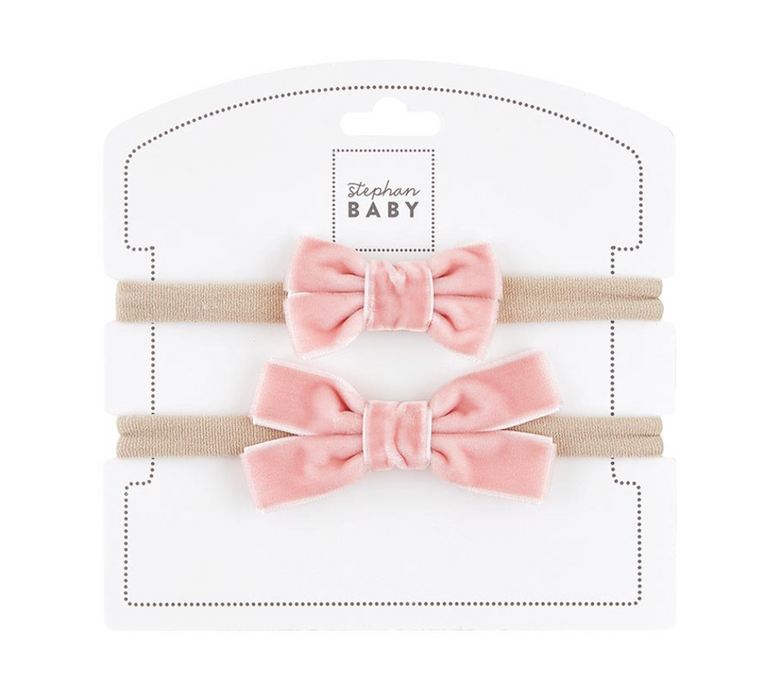 Headband Set - Fancy Bow - Set Of 2