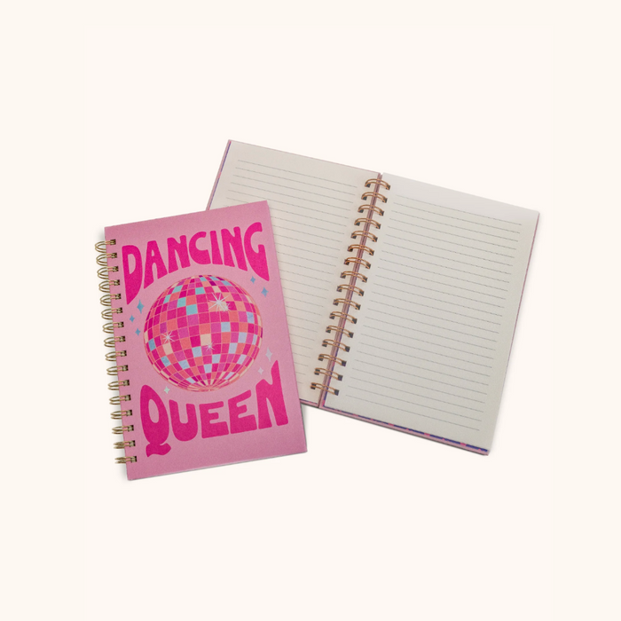 Dancing Queen Medium Spiral Notebook