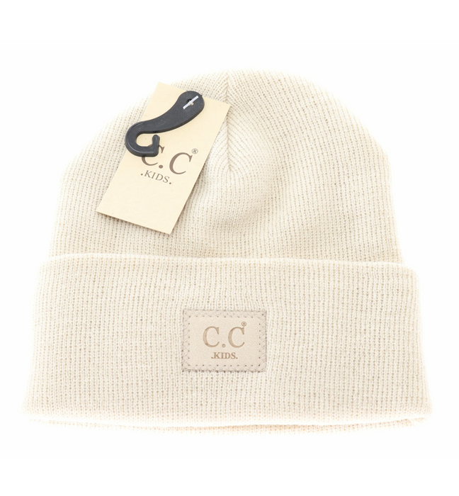 Kids Classic Oversized Logo CC Beanie