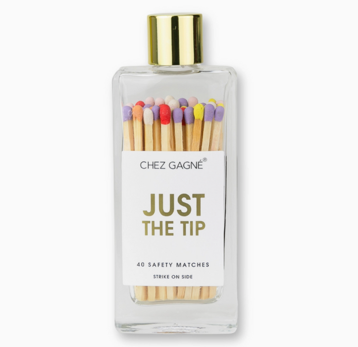 Just the Tip Matches - Glass Bottle Matchsticks - Rainbow