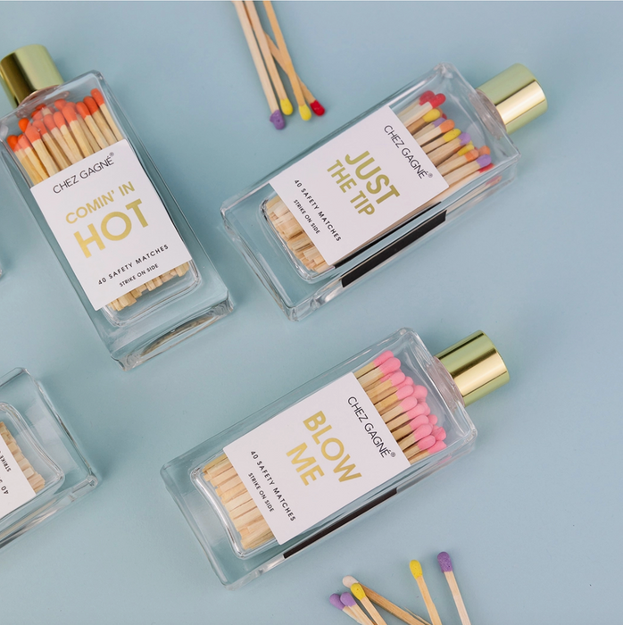 Just the Tip Matches - Glass Bottle Matchsticks - Rainbow