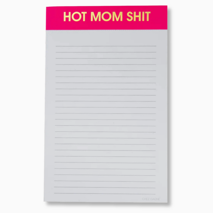 Hot Mom Shit Notepad | Hot Pink