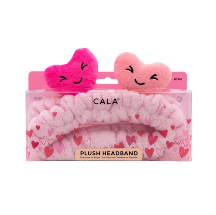 Plush Headband | Pink Heart