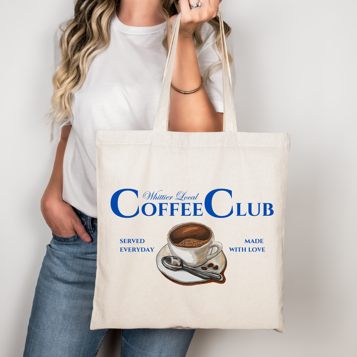 Whittier Local Coffee Club Tote