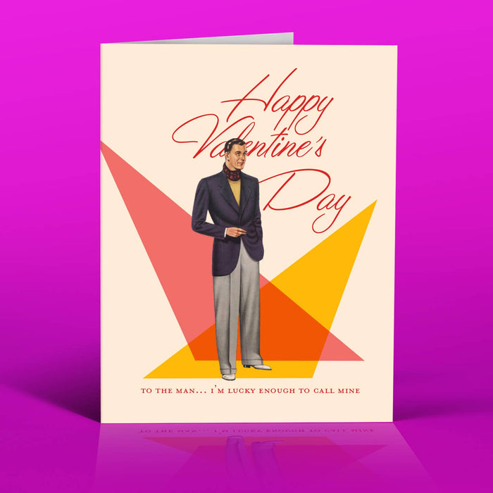 Lucky Man Valentine Card