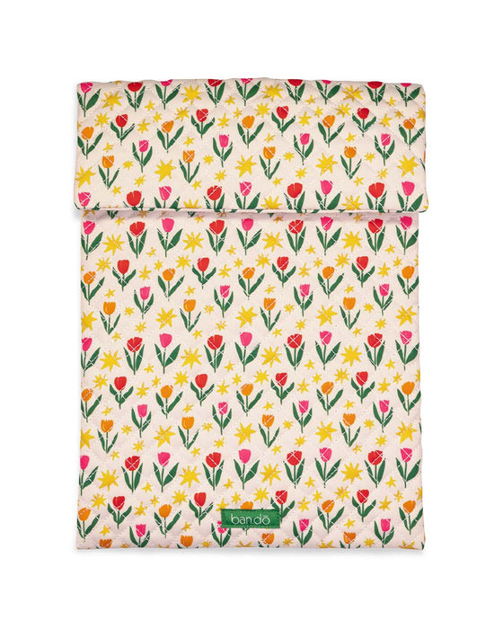 Go-Go Laptop Sleeve | Tulips On Ivory