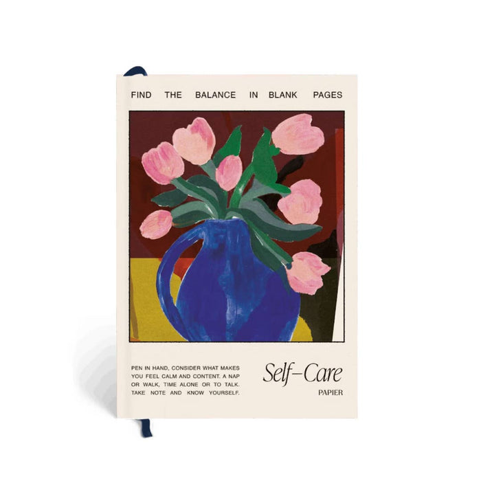 Tulip Vase A5 Hardcover Guided Wellness Journal