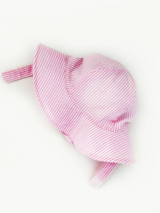 Pink Seersucker Sunhat Baby & Toddler