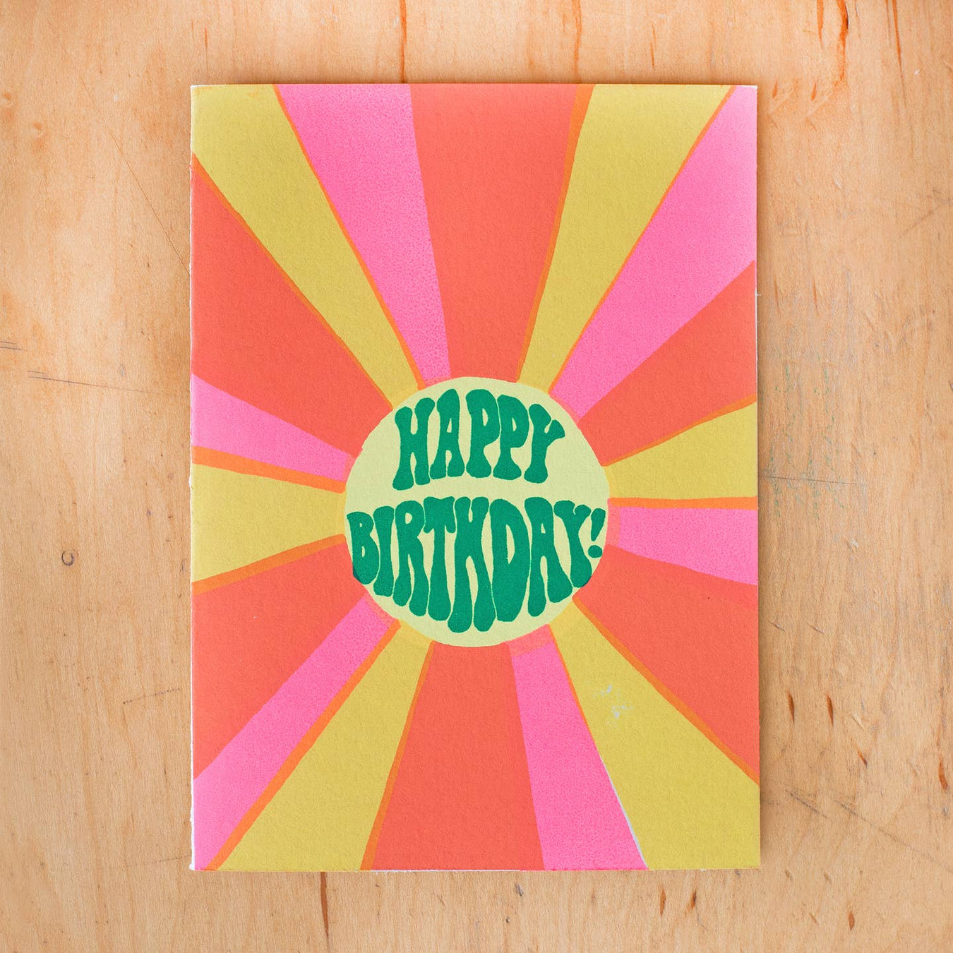 Birthday Sunburst Greeting Card - LOCAL FIXTURE