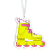 DRAWN GOODS ORNAMENT Barbie Movie Neon 80'S Rollerblade Ornament