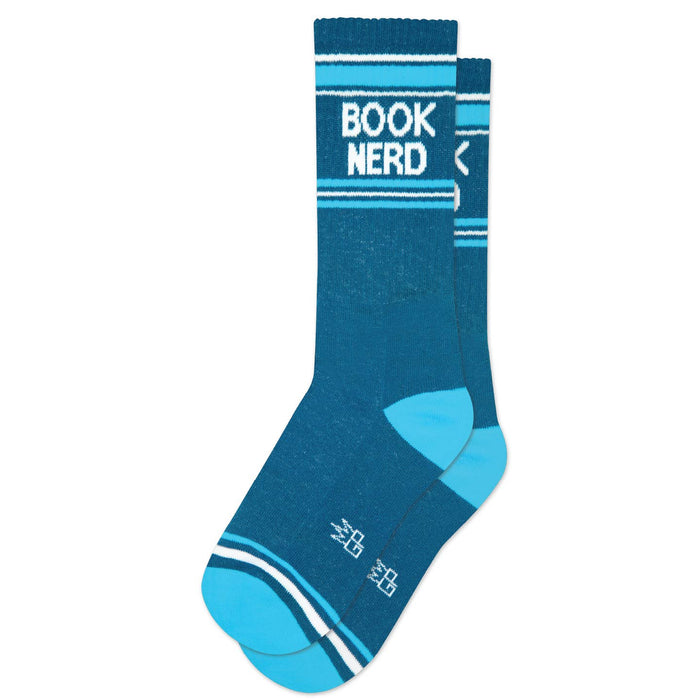 Book Nerd Gym Crew Socks