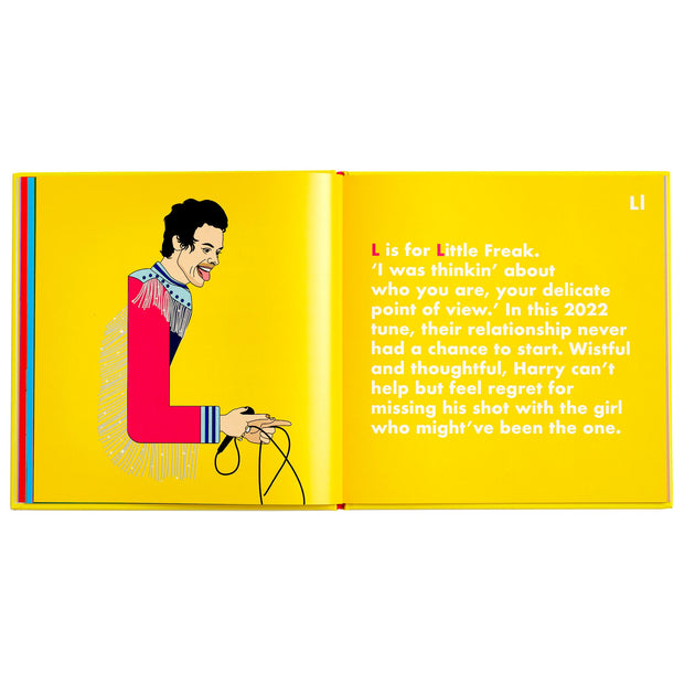 Harry Styles Legends Alphabet Book - LOCAL FIXTURE