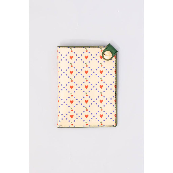 Getaway Passport Holder, Cherry Hearts