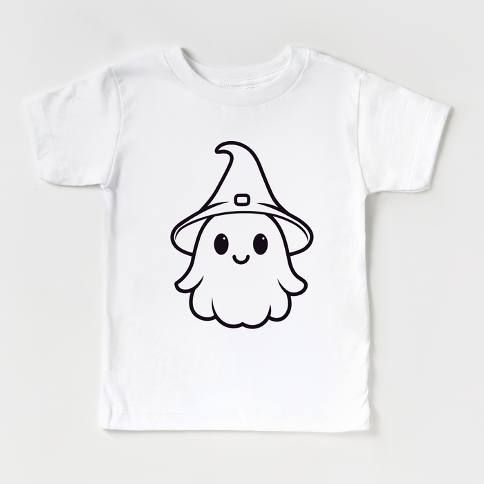 Cute Witch Ghost Toddler T-Shirt