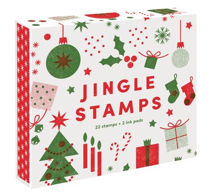 HACHETTE Princeton Architectural Press Jingle Stamps: 22 Stamps + 2 Ink Pads