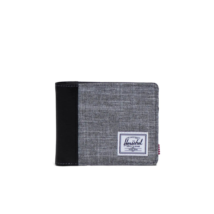 HERSCHEL SUPPLY COMPANY WALLETS RAVEN CROSSHATCH Hank Wallet