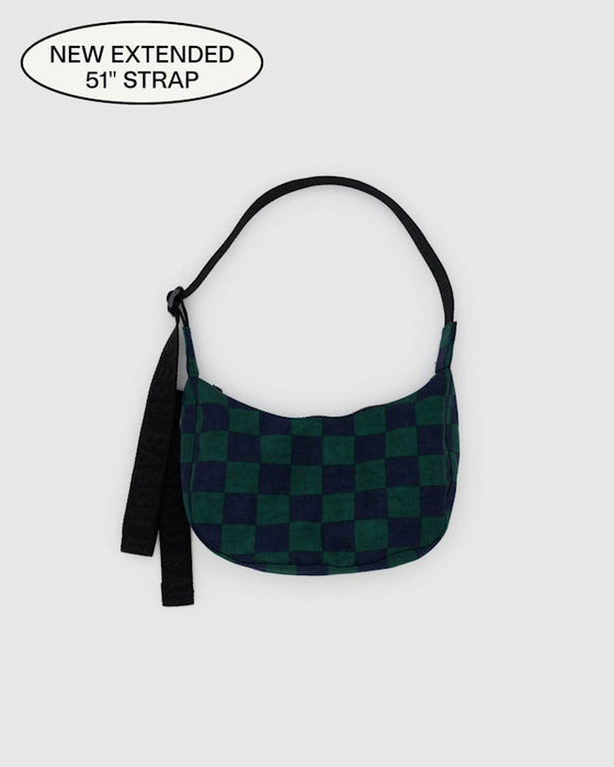 Small Nylon Crescent Bag | 51" Strap