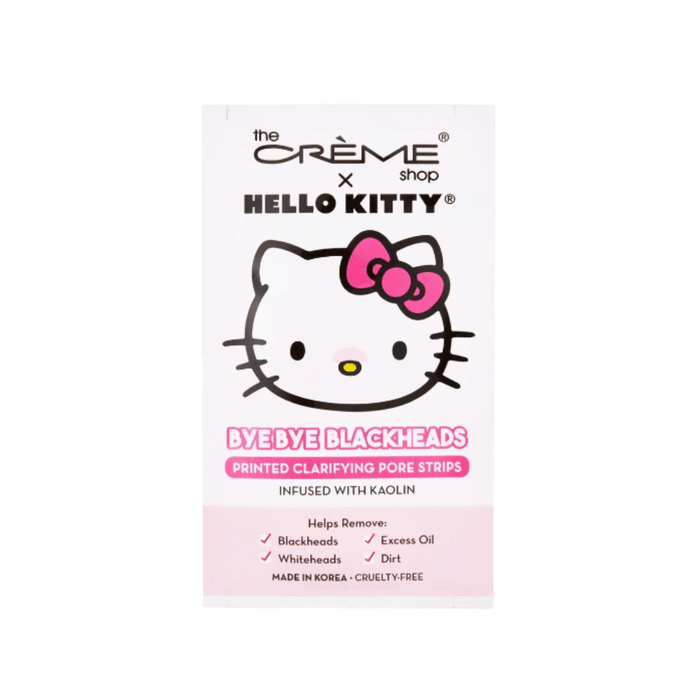 LF BEAUTY BEAUTY The Crème Shop x Sanrio  Hello Kitty Bye Bye Blackheads Nose Pore Strips (Pack of 6)